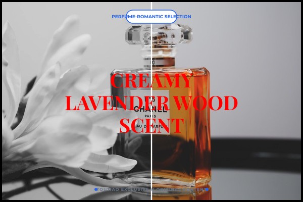 creamy lavender wood scent